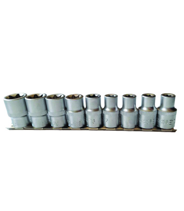 ست بکس E ای ریلی 9 عددی درایو 1/2 اینچ E10 تا E24 یوآنتو YUAN TOU