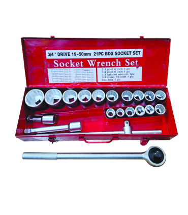 جعبه بکس 21 پارچه 19 تا 50 درایو 3/4