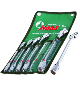 ست آچار 6 عددی دوسر بکسی لولایی هنس HANS مدل 16406M