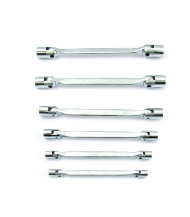 ست آچار 6 عددی دوسر بکسی لولایی هنس HANS مدل 16406M