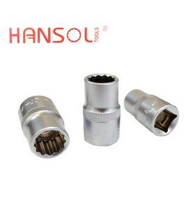 بکس کوتاه سایز 11 درایو 1/2 اینچ 12 پر /  هزارخار هانسول HANSOL مدل HS7402