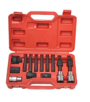 ست 13 عددی ابزار بازبست دینام خودرو با هزار خاری فولی الکاتولز LKTOOLS مدل D2002