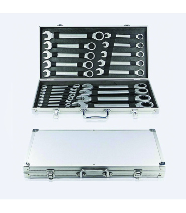 ست آچار 22 عددی یکسر تخت یکسر جغجغه ای یوفی YOFE مدل 72TH