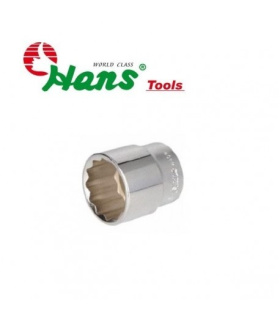 بکس کوتاه سایز 36 درایو 3/4 سفید 6 پر هنس HANS مدل 6400