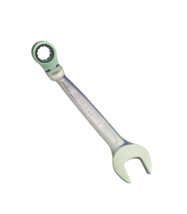 آچار سایز 18 یکسر تخت و رینگ جغجغه ای سرتاشو لولایی اسکای SKY مدل ST-5118( مفصلی لولائی فلکسیبل )