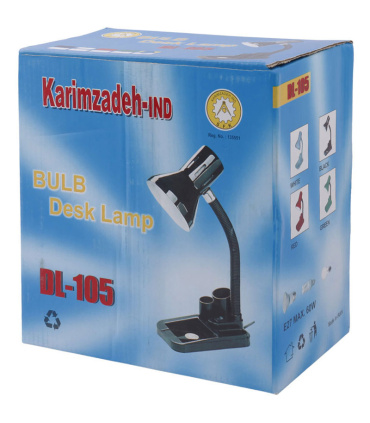 چراغ مطالعه کریم زاده Karimzadeh DL-105 رنگ مشکی/ سفید