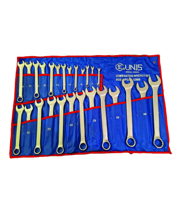 ست آچار 26 عددی 6 تا 32 میلیمتر یکسر تخت یکسر رینگی جونیس GUNIS