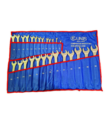 ست آچار 26 عددی 6 تا 32 میلیمتر یکسر تخت یکسر رینگی جونیس GUNIS