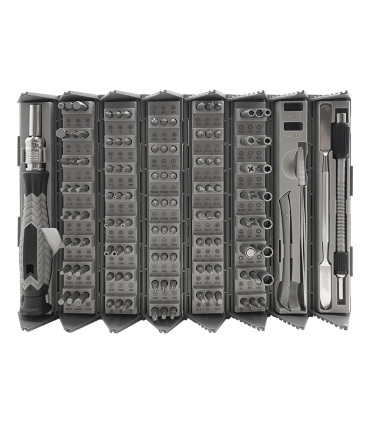 ست پیچ گوشتی 126 عددی ساعتی گینگزدان Kingsdun مدل KS-840116