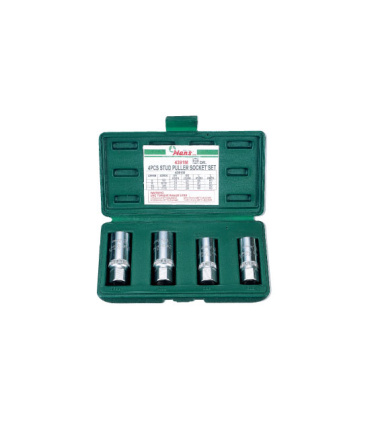 ست بکس رزوه گیر پیچ 4 عددی هنس HANS مدل 4391M ( دو سر رزوه / سر آچار بکس )