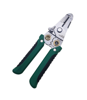 انبر سیم لخت کن، چین ، گره زن و سر سیم زن توسین TUOSEN مدل 18580 نقره ای