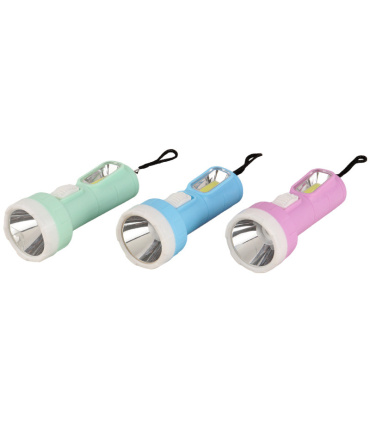 چراغ قوه یک باتری خور قلمی AA جلو و بغل LED دار مدل YB-229