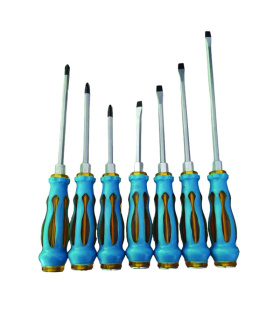 ست پیچ گوشتی 7 عددی سنگین ضربه و آچارخور سولا SOLA (کیف برزنتی)