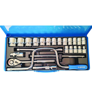 جعبه بکس 24پارچه 6پر درایو 1/2 شهاب SHAHAB ساخت تایوان