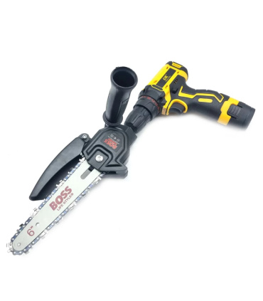 تبدیل دریل شارژی و برقی به اره زنجیری باس BOSS مدل 15 سانت