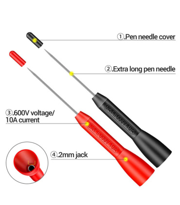تبدیل سوزنی بلند پراب مولتی متر سایز 40mm مدل NEEDLE PROBE