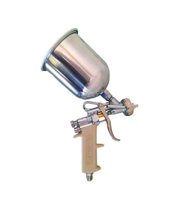 پیستوله رنگ بادی کاسه بالا استیل  گلف GULF مدل E70 طرح آسترو