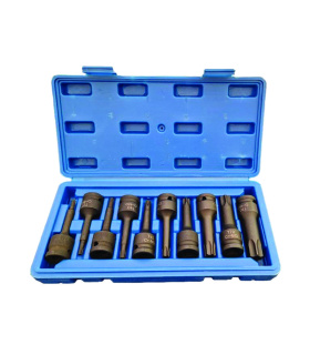 ست 10 عددی آلن بکسی ستاره ای T درایو 1/2 فشارقوی بلکام BELKOM مدل TX10