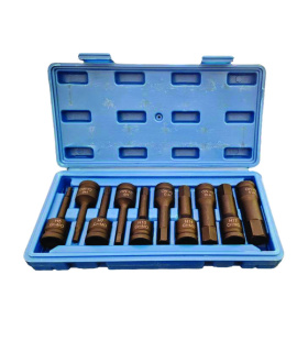 جعبه باز : ست 10 عددی آلن بکسی شش گوش H درایو 1/2 فشارقوی بلکام BELKOM مدل HE10