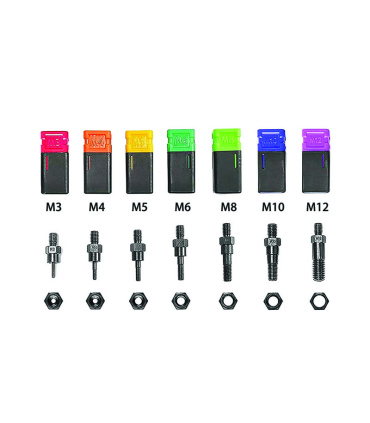 انبر مهره پرچ کن دو دسته حرفه ای M3 تا M12 سایز 14 اینچ PATENTED
