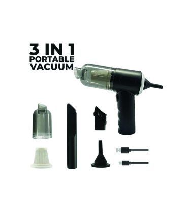 جارو شارژی و بلوور شارژی دستی مینی خودرویی 3 در 1