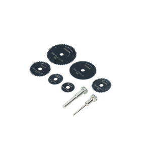 ست 8 عددی صفحه برش سر دریلی با شفت 3 و 6 میلیمتر وکیومی