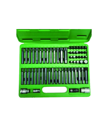 جعبه بیت 60 عددی حرفه ای فشار قوی درایو 1/2 و 3/8 اینچ تاپ تول TOPTUL مدل GCAI6003