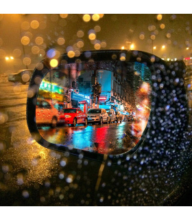 برچسب نانو ضد آب و ضد بخار آینه بسته 2عددی سایز 80*80میلیمتر