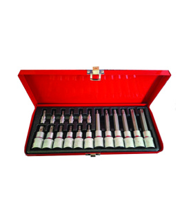 جعبه 18پارچه آلن بکسی درایو 1/2 و 1/4 اینچ ستاره تی T