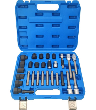 ست 30 عددی ابزار بازبست دینام خودرو با هزار خاری فولی فورتیکا FORTIKA مدل FA4235