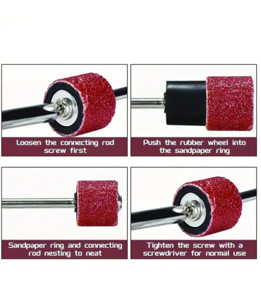 ست 51 عددی سنباده فرز انگشتی فیدار تولز FIDAR TOOLS