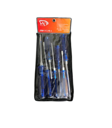 ست پیچ گوشتی 7 عددی ضربه و آچار خور صنعتی MD طرح نووا