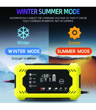 شارژر باتری / باطری هوشمند خودرو 6 آمپر 12 ولت SMART BATTERY CHARGER مدل 12V-6A