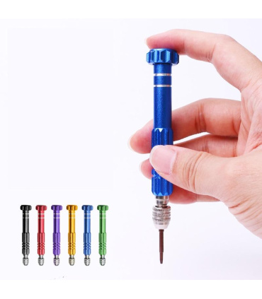 ست پیچ گوشتی 6 عددی تعمیر موبایل