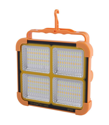 پروژکتور سیار شارژی و پاور بانک خورشیدی KAYANG مدل KY-100W