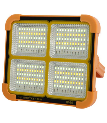 پروژکتور سیار شارژی و پاور بانک خورشیدی KAYANG مدل KY-100W