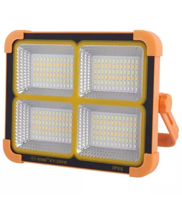 پروژکتور سیار شارژی و پاور بانک خورشیدی KAYANG مدل KY-200W