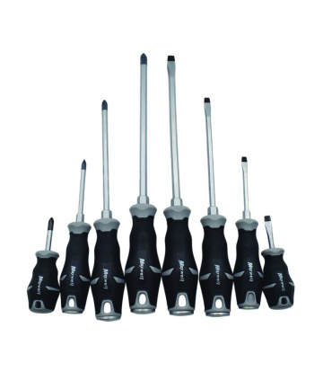 ست پیچ گوشتی 8 عددی دوسو و چهارسو ضربه خور و آچارخور مکس ول MAXWELL تایوان