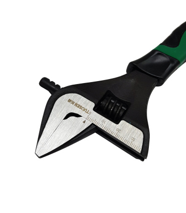 آچار فرانسه سایز 8 اینچ فک بزرگ بازشو توسین TOUSEN مدل 15770 مشکی