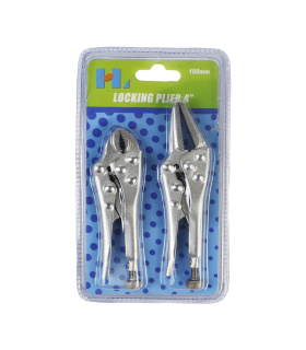 ست 2 عددی انبر قفلی 4 اینچ مینی و انبر قفلی دمباریک 5 اینچ اچ دات H