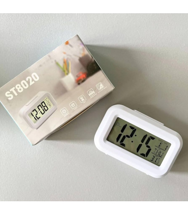 ساعت و دماسنج دیجیتالی رومیزی سانیول SANYWEL مدل ST8020