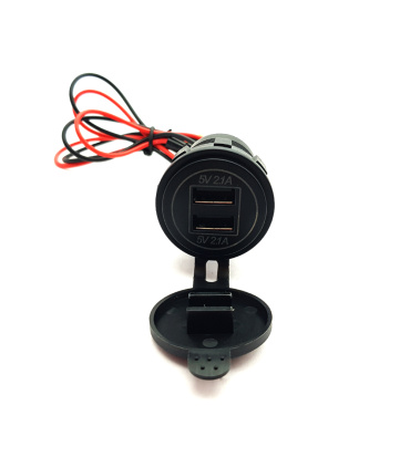 شارژر USB روپنلی خودرو با دو خروجی 2.1A