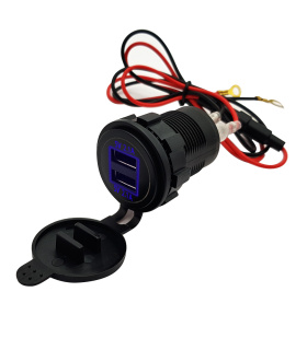 شارژر USB روپنلی خودرو با دو خروجی 2.1A