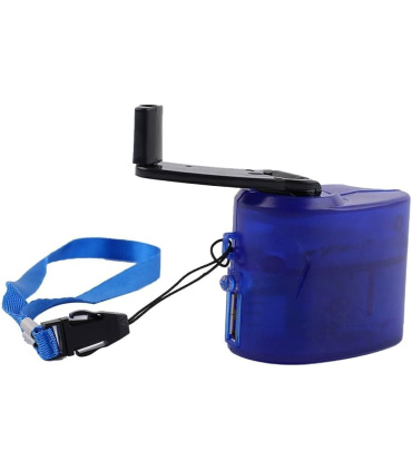 ژانراتور دستی با پورت USB (پاوربانک اضطراری )