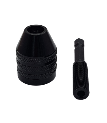 سه نظام مخصوص پیچ گوشتی شارژی سایز 0.6 تا 8 میلیمتر (مشکی بزرگ)