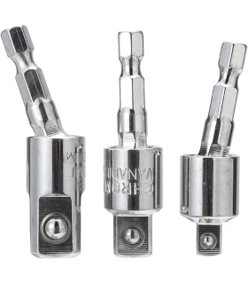 رابط 3 عددی سر دریلی لغلغه ای بکس خور سه درایو 1/2-3/8-1/4 اینچ فورتیکا FORTIKA مدل FA23695