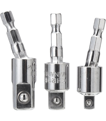 رابط 3 عددی سر دریلی لغلغه ای بکس خور سه درایو 1/2-3/8-1/4 اینچ فورتیکا FORTIKA مدل FA23695