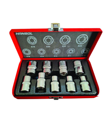 جعبه بکس 9 عددی E ای درایو 1/2 هانسول HANSOL مدل HS8556
