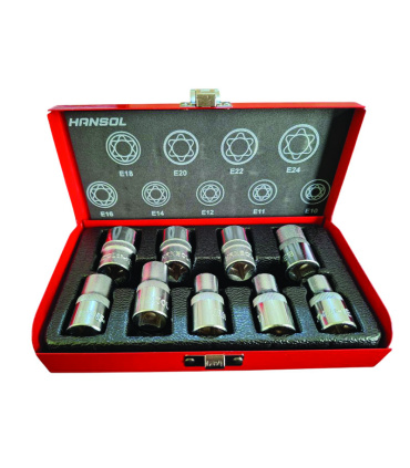 جعبه بکس 9 عددی E ای درایو 1/2 هانسول HANSOL مدل HS8556