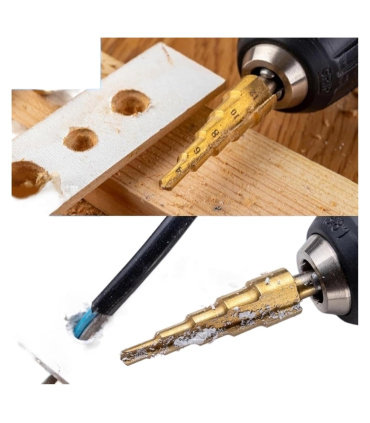 مجموعه 7 عددی مته کاجی ، مته شیار (برش) و سنبه نشان اتوماتیک بریکس BRIX مدل 7PCS